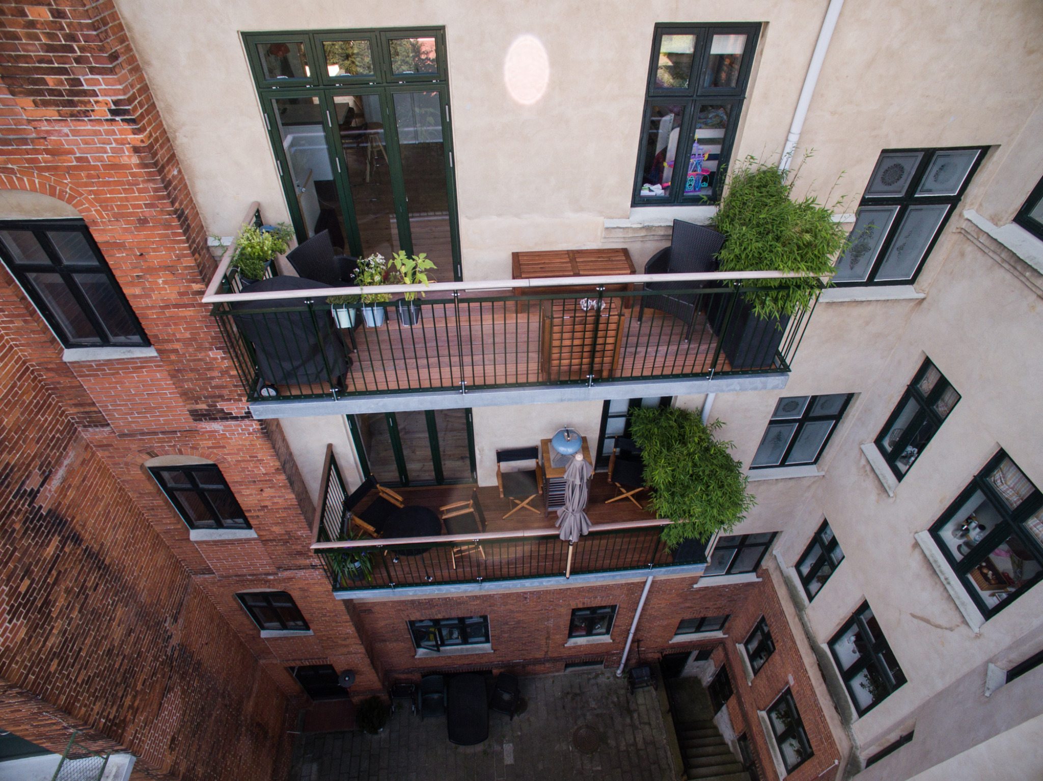 Altaner på Kochsvej med gårdrum